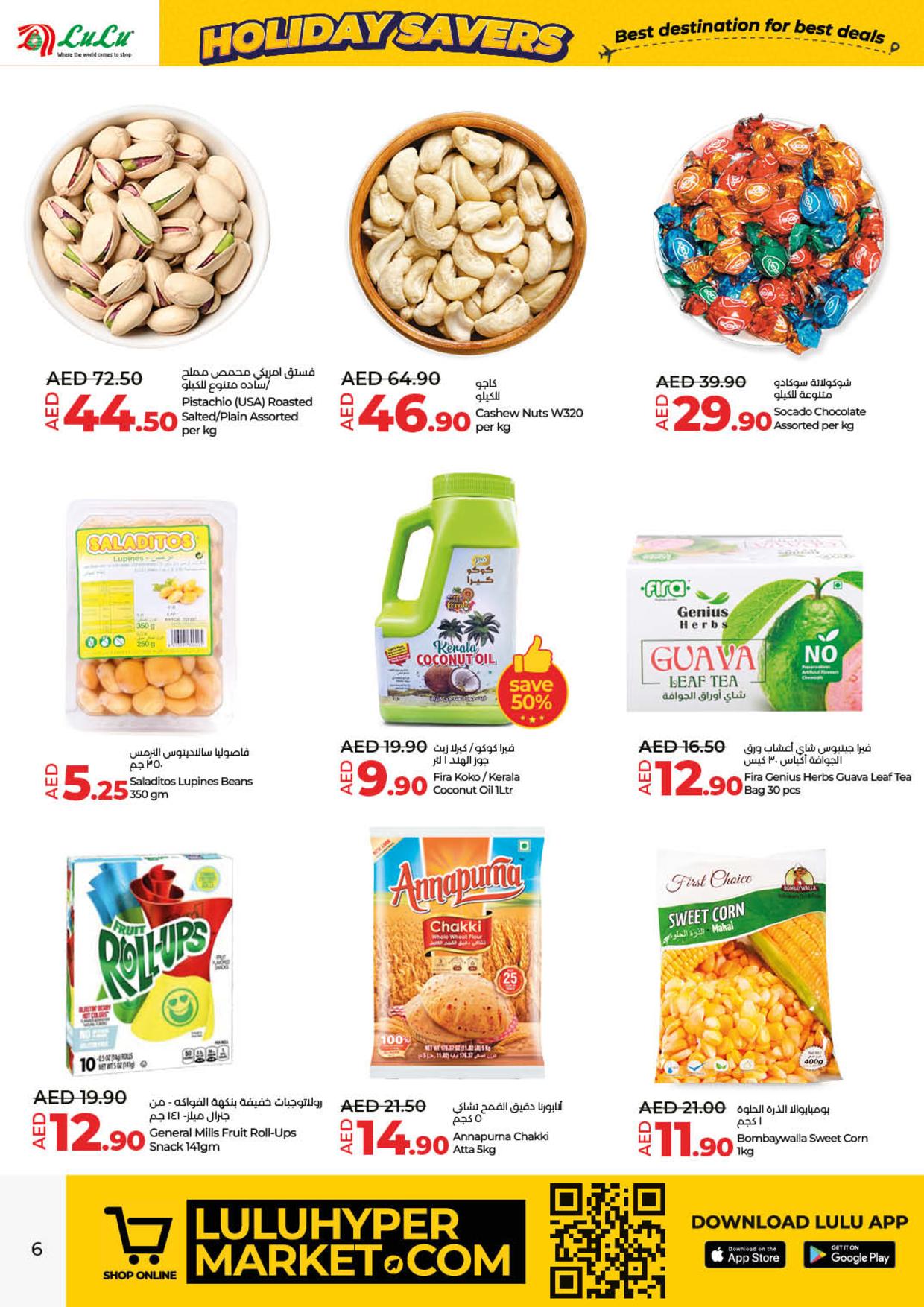 Page 6 at Holiday Savers at LULU UAE Dubai ,Umm Al Quwain ,RAK ,Fujairah and Dibba