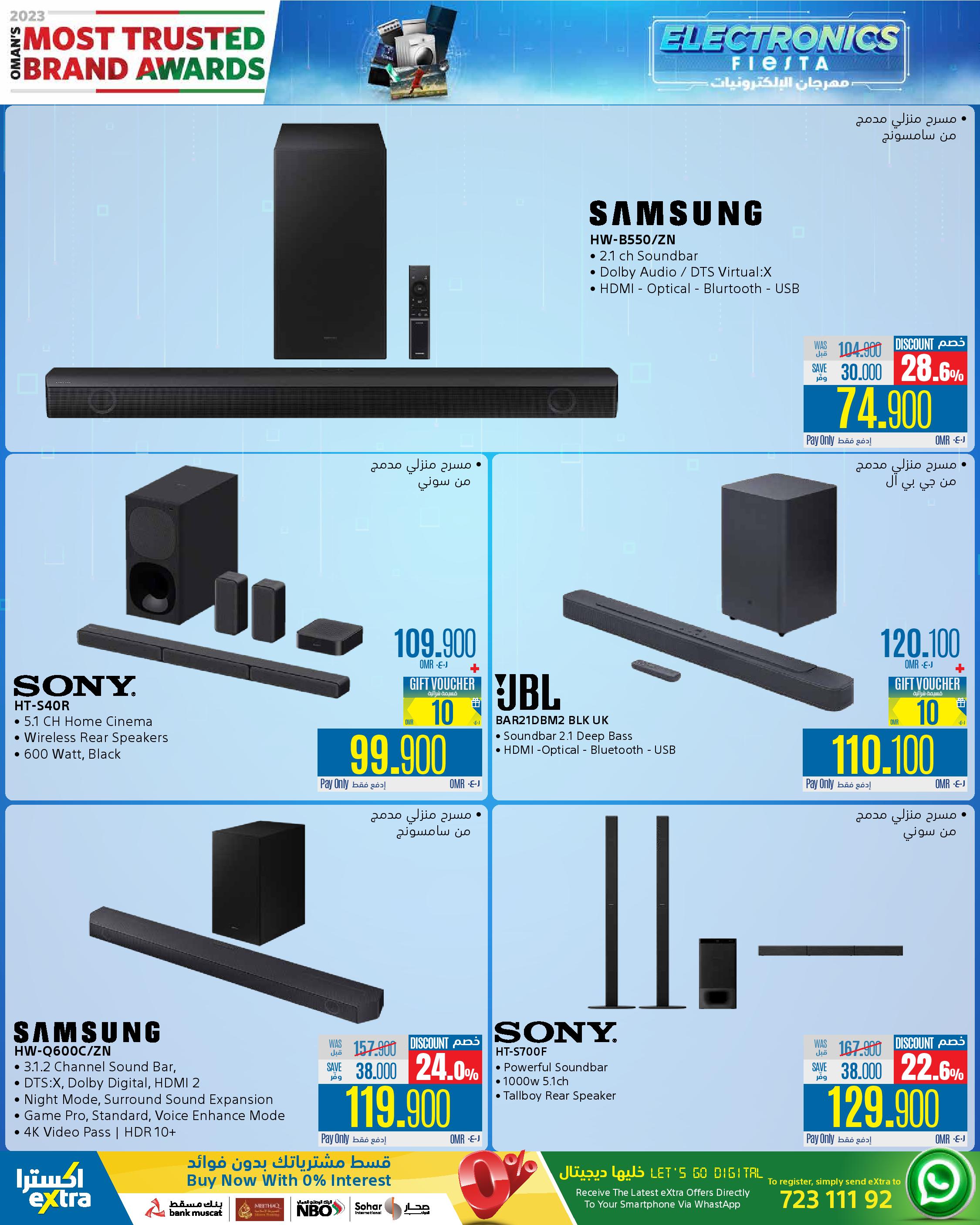 Page 19 at Electronics Fiesta Deals at eXtra Stores Oman