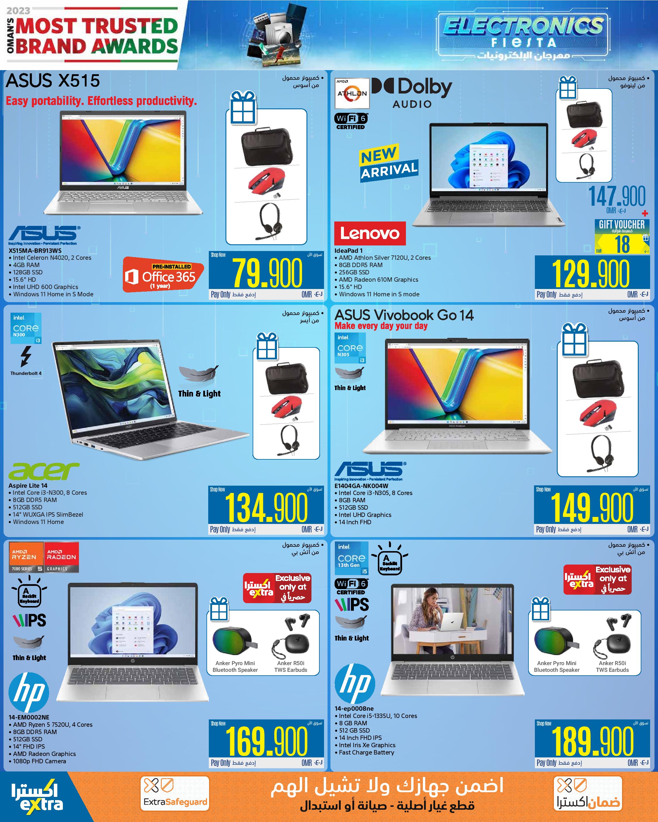 Page 20 at Electronics Fiesta Deals at eXtra Stores Oman