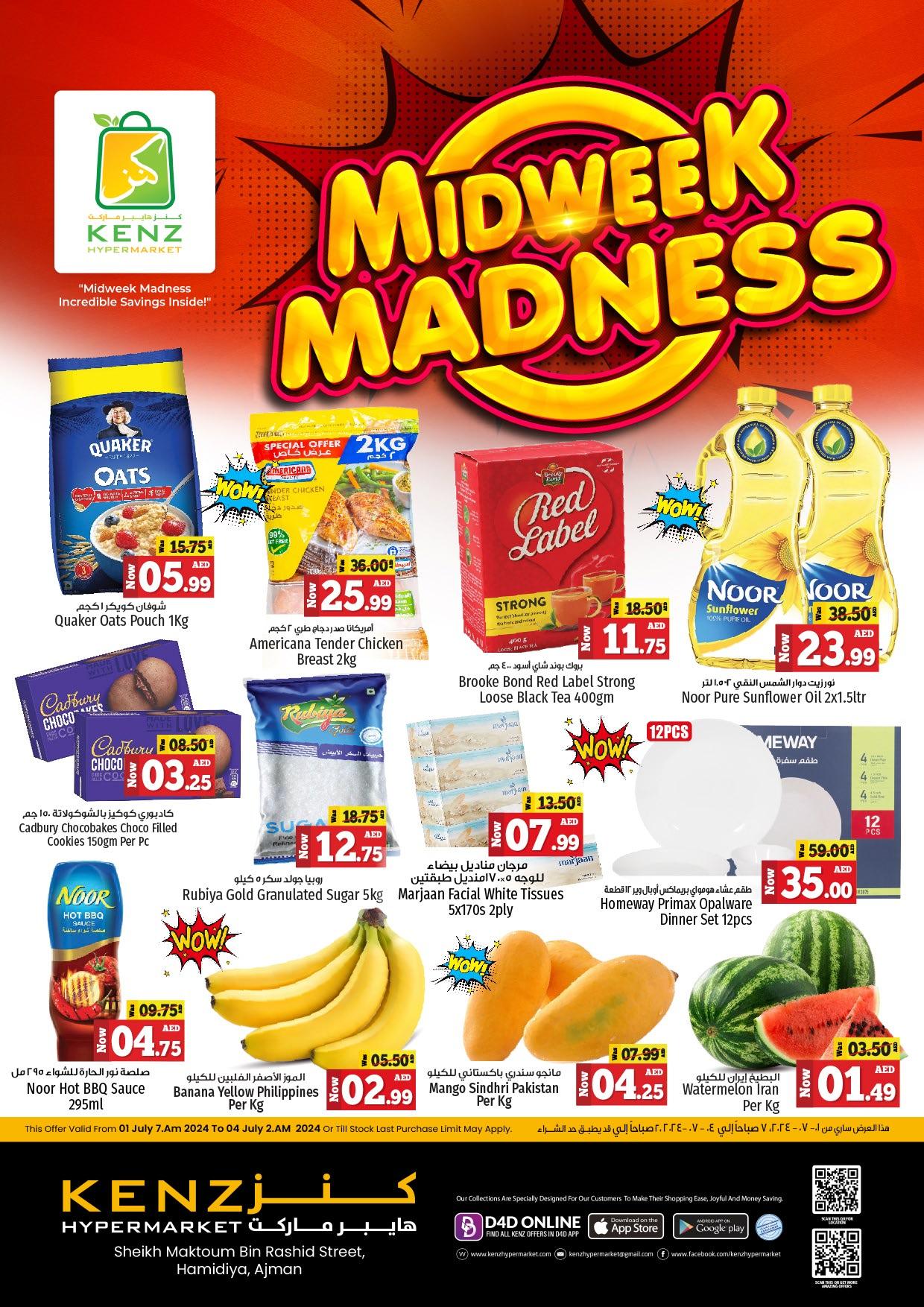 Page 1 at Midweek offers at Kenz Hypermarket UAE