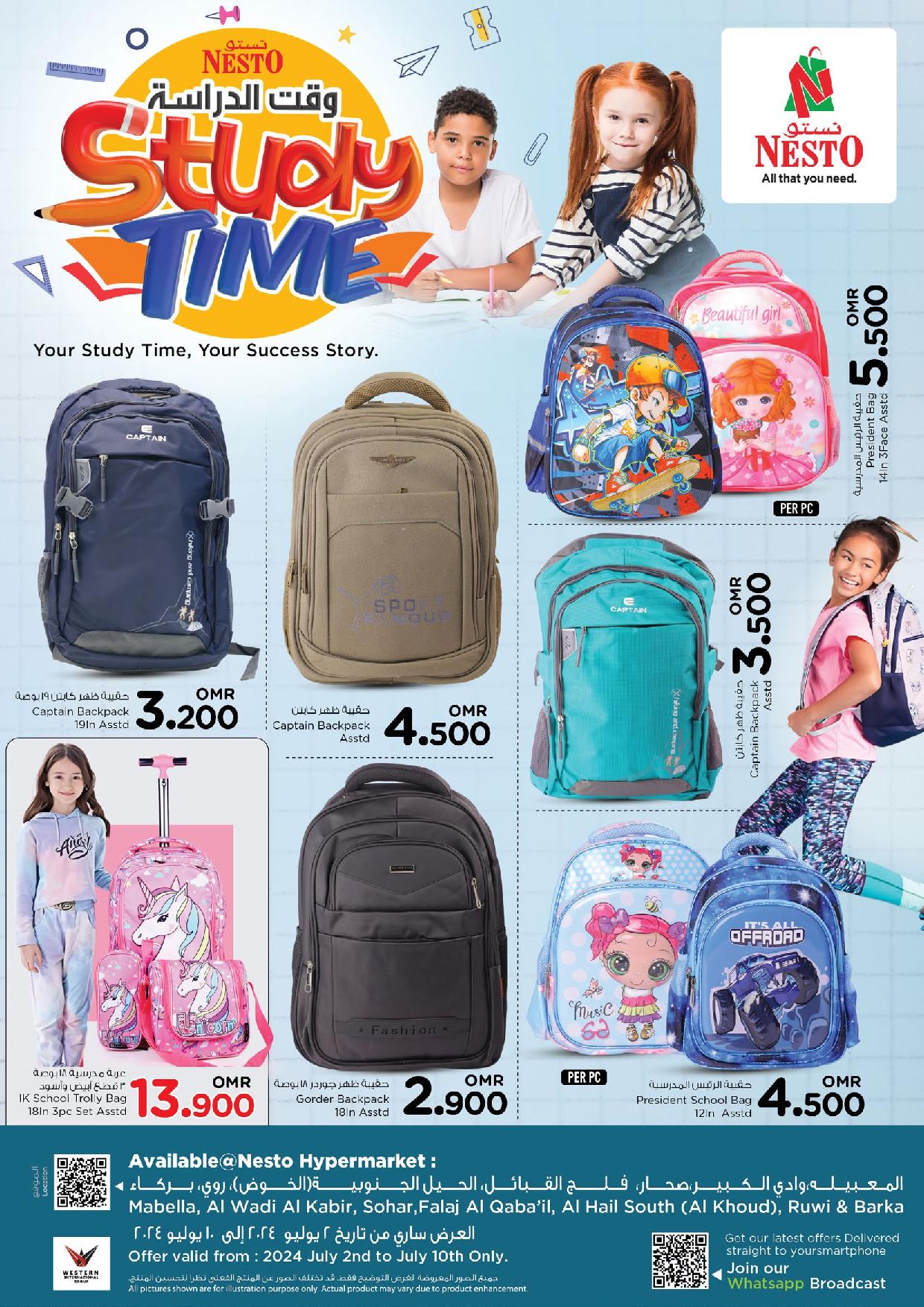 Page 1 at Study Time offers at Nesto Hypermarket Oman