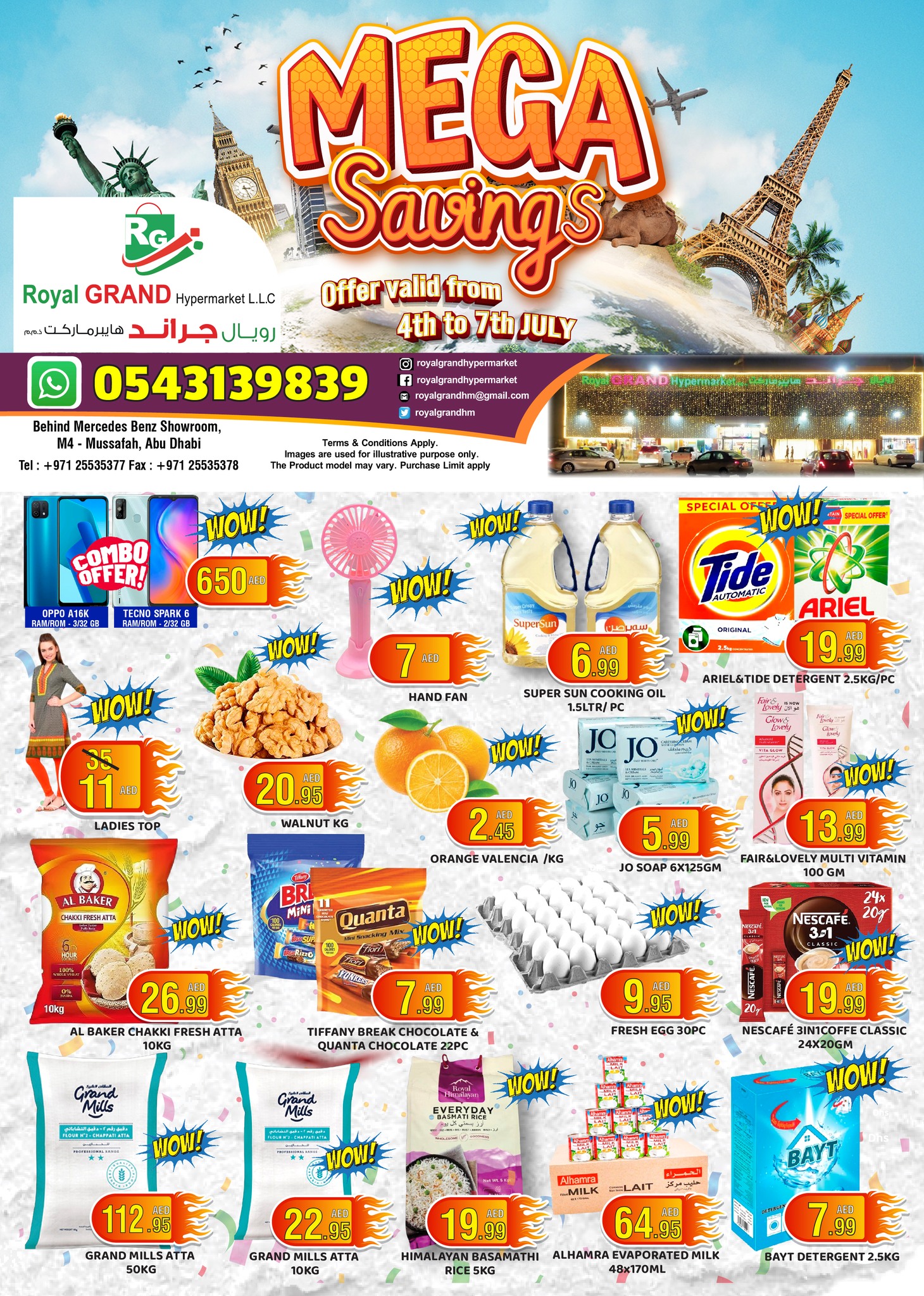 Page 1 at Mega Saver at Royal Grand Hypermarket UAE