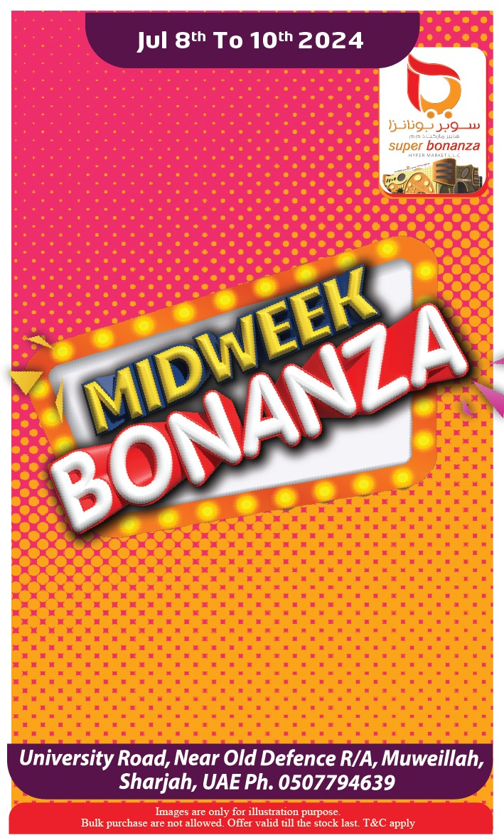 Page 1 at Big SaleMidweek offers at Super Bonanaza Muweillah Sharjah