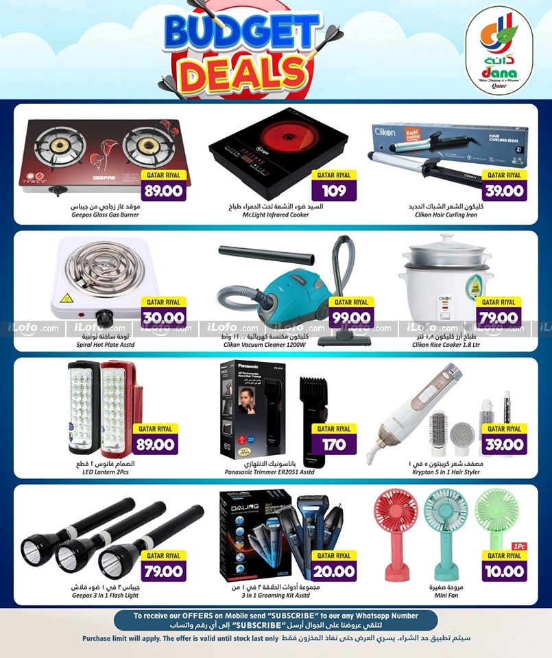 Page 14 at Budget Deals at Dana hypermarket Qatar