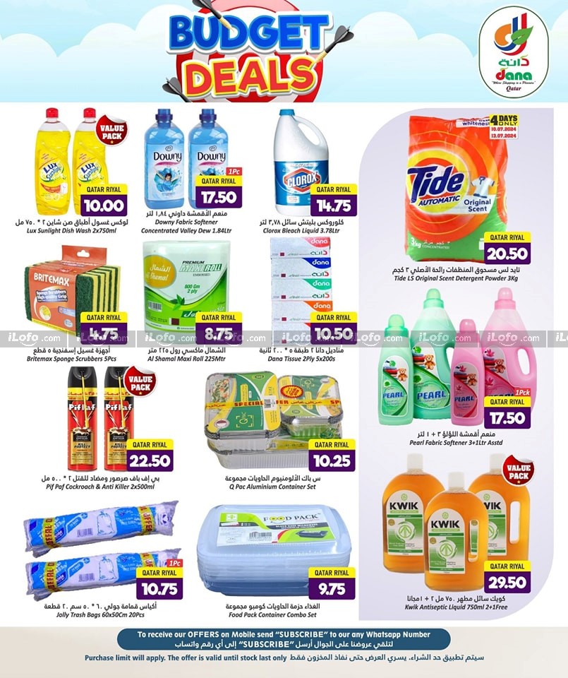 Page 9 at Budget Deals at Dana hypermarket Qatar