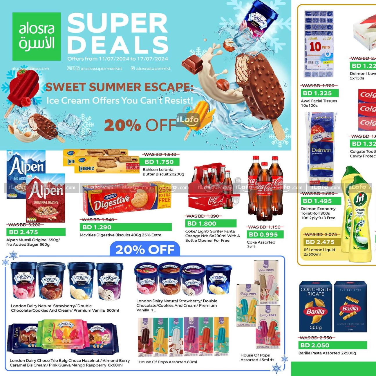 Page 2 at Super Deals at Al Osra supermarket Bahrain