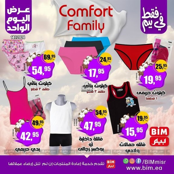 Page 2 at Comfort Family Offer at Bim Market Egypt