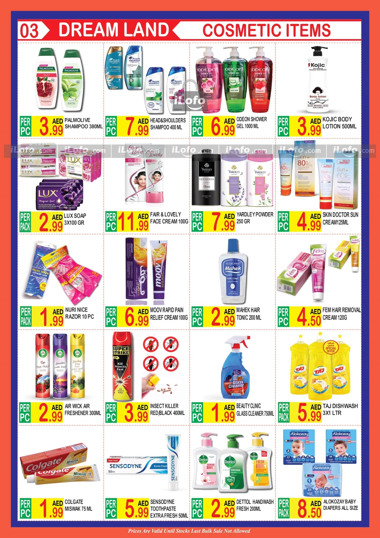 Page 3 at Dream Deals at Dream Land Center UAE Deira Dubai