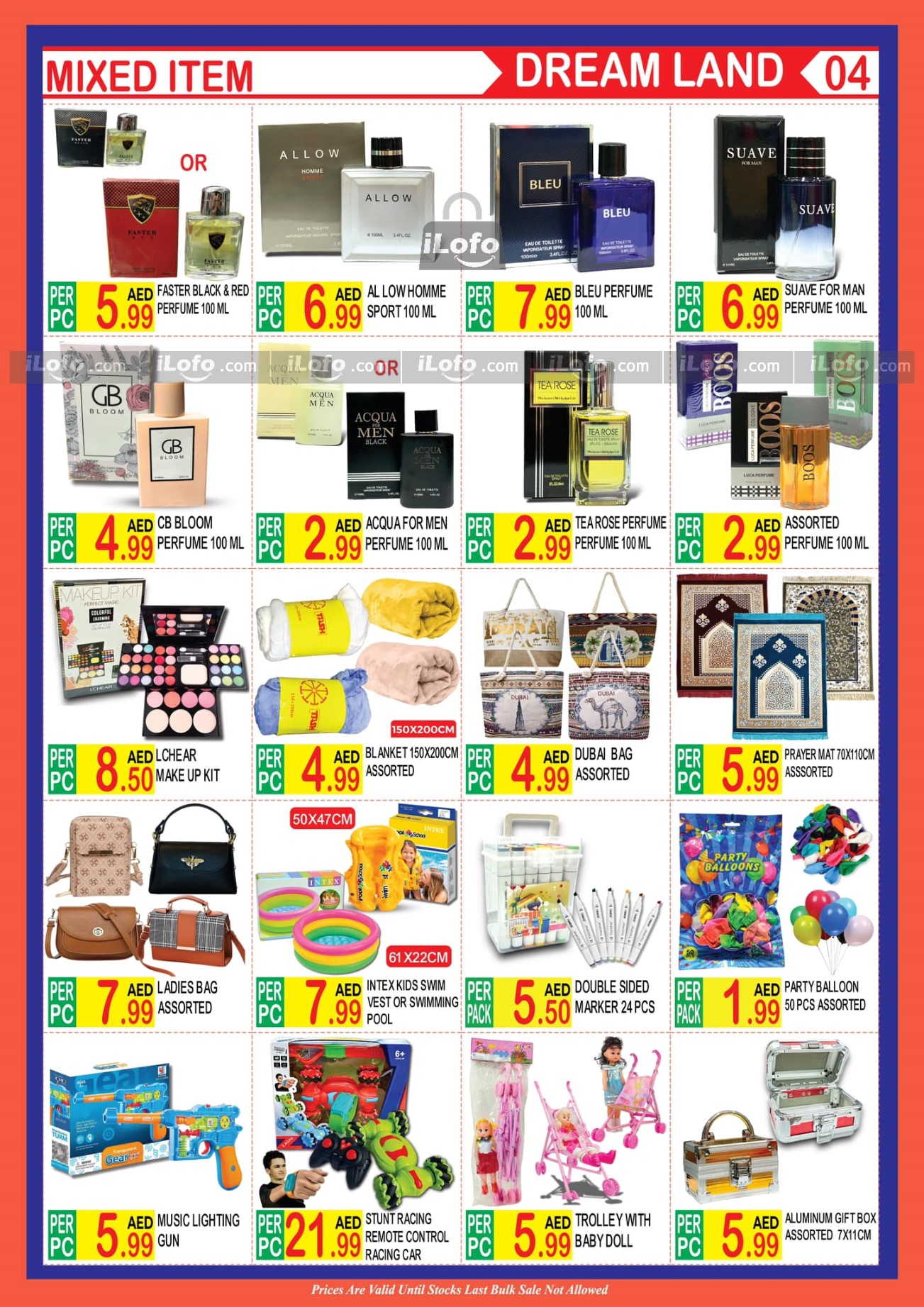 Page 4 at Dream Deals at Dream Land Center UAE Deira Dubai