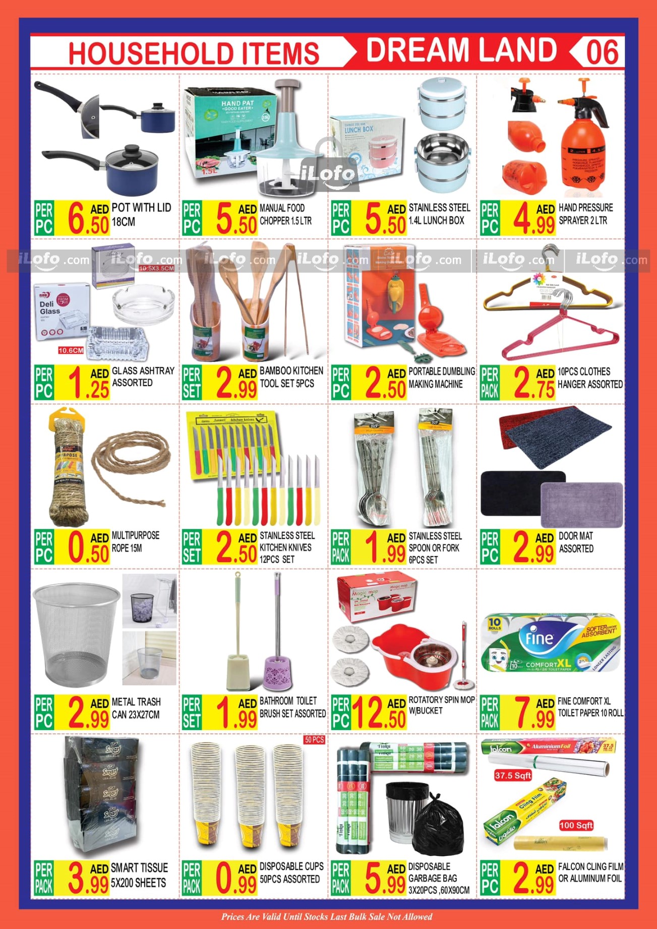 Page 6 at Dream Deals at Dream Land Center UAE Deira Dubai