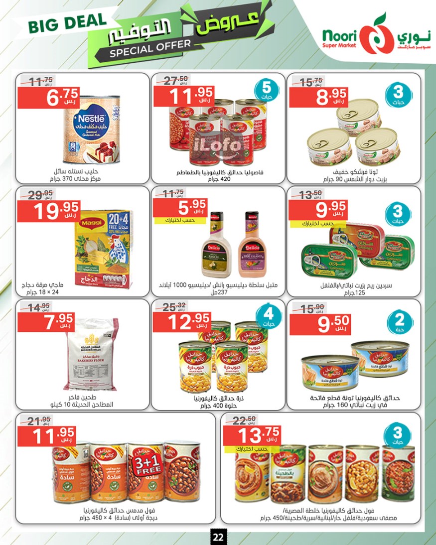 Page 22 at Big Deals at Noori supermarket