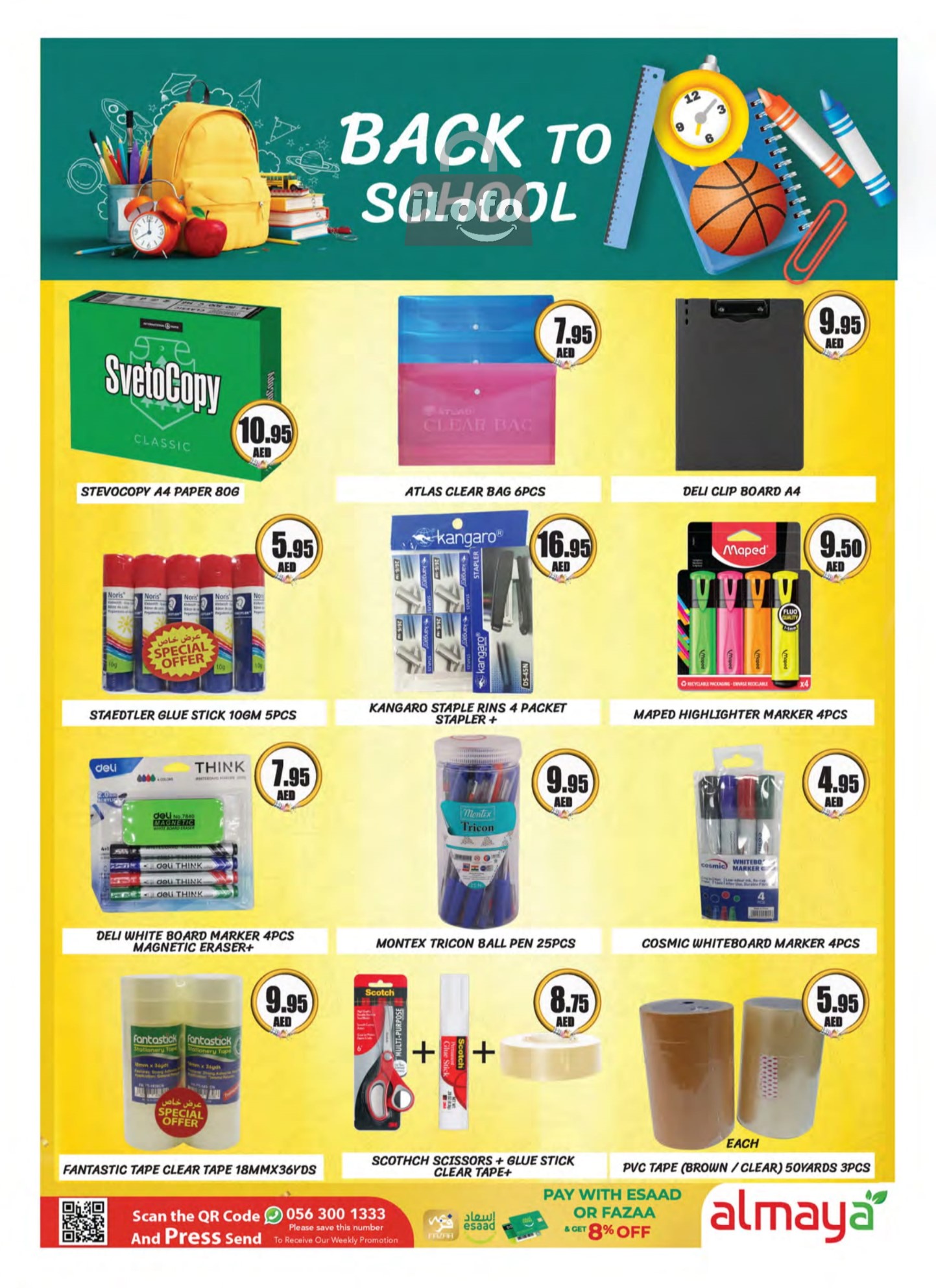 Page 8 at Back to School Deals at Al Maya supermarket UAE