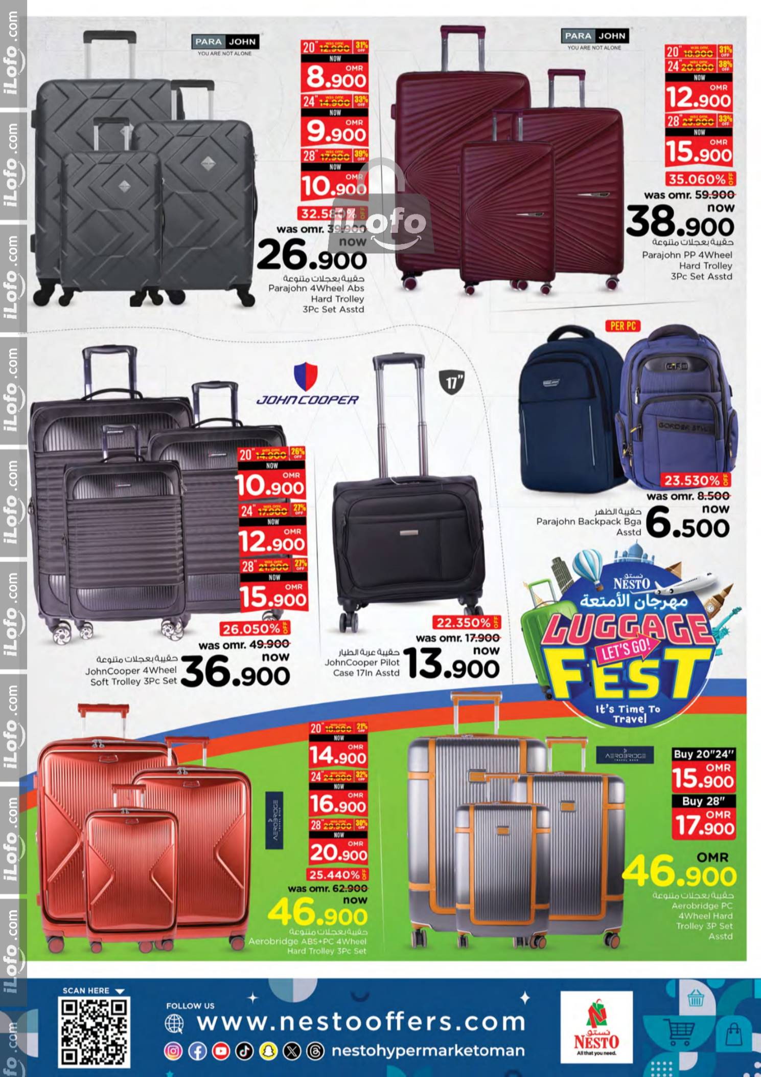 Page 2 at Luggage Fest Offer at Nesto Hypermarket Oman