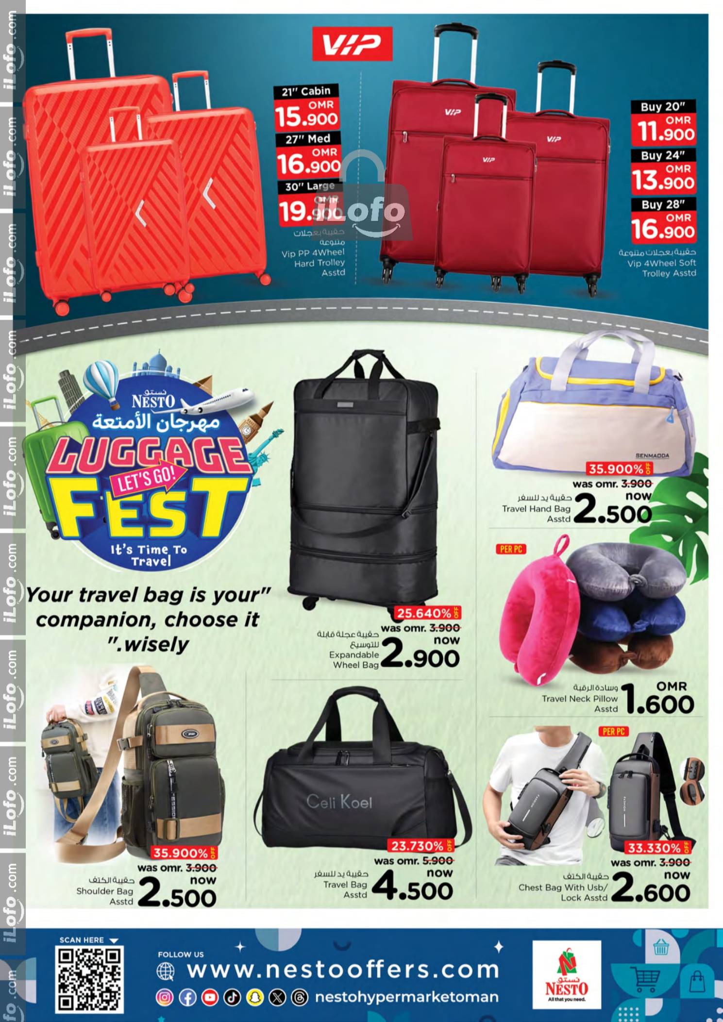 Page 3 at Luggage Fest Offer at Nesto Hypermarket Oman