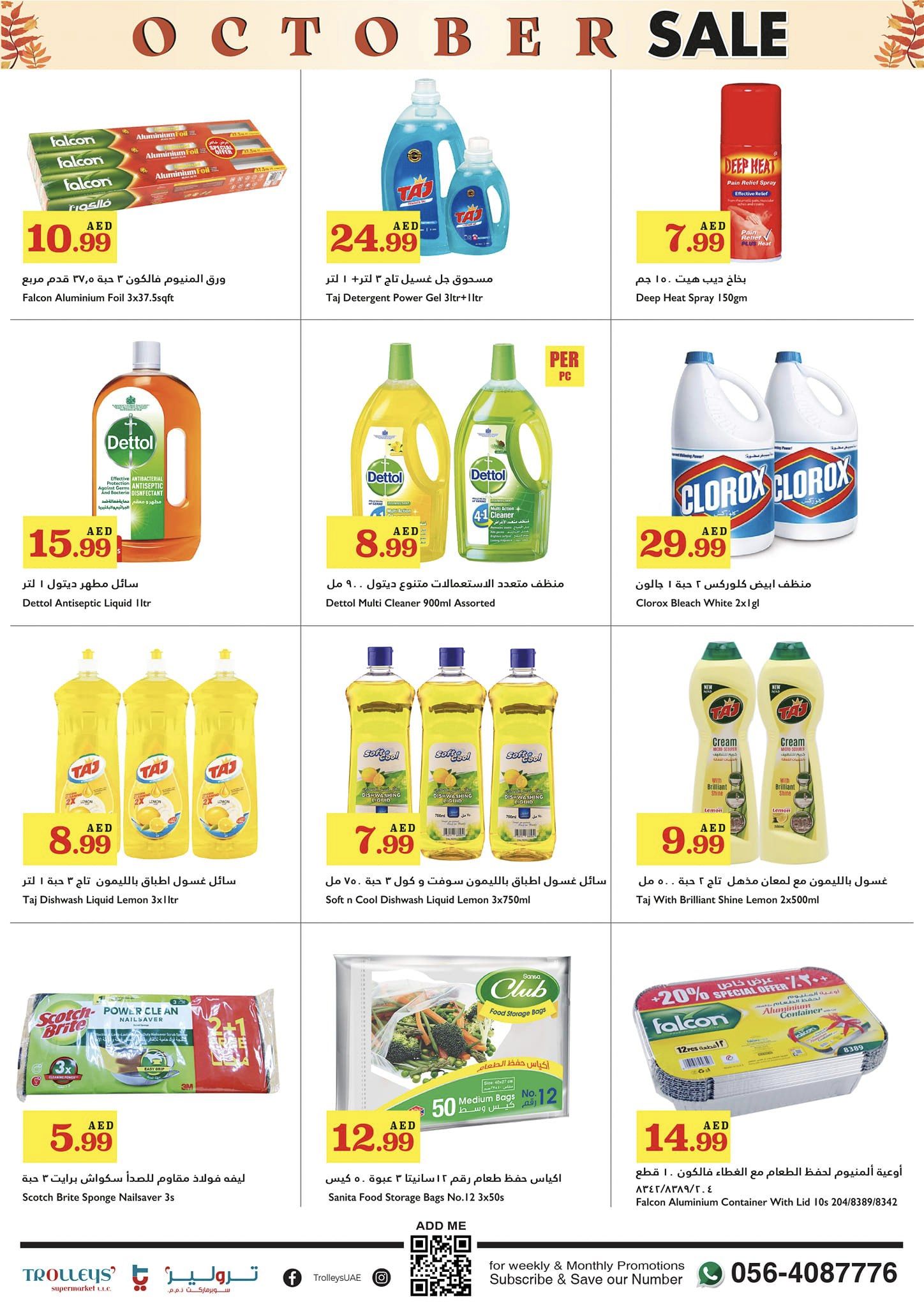 Page 14 at October Sale at Trolleys supermarket UAE