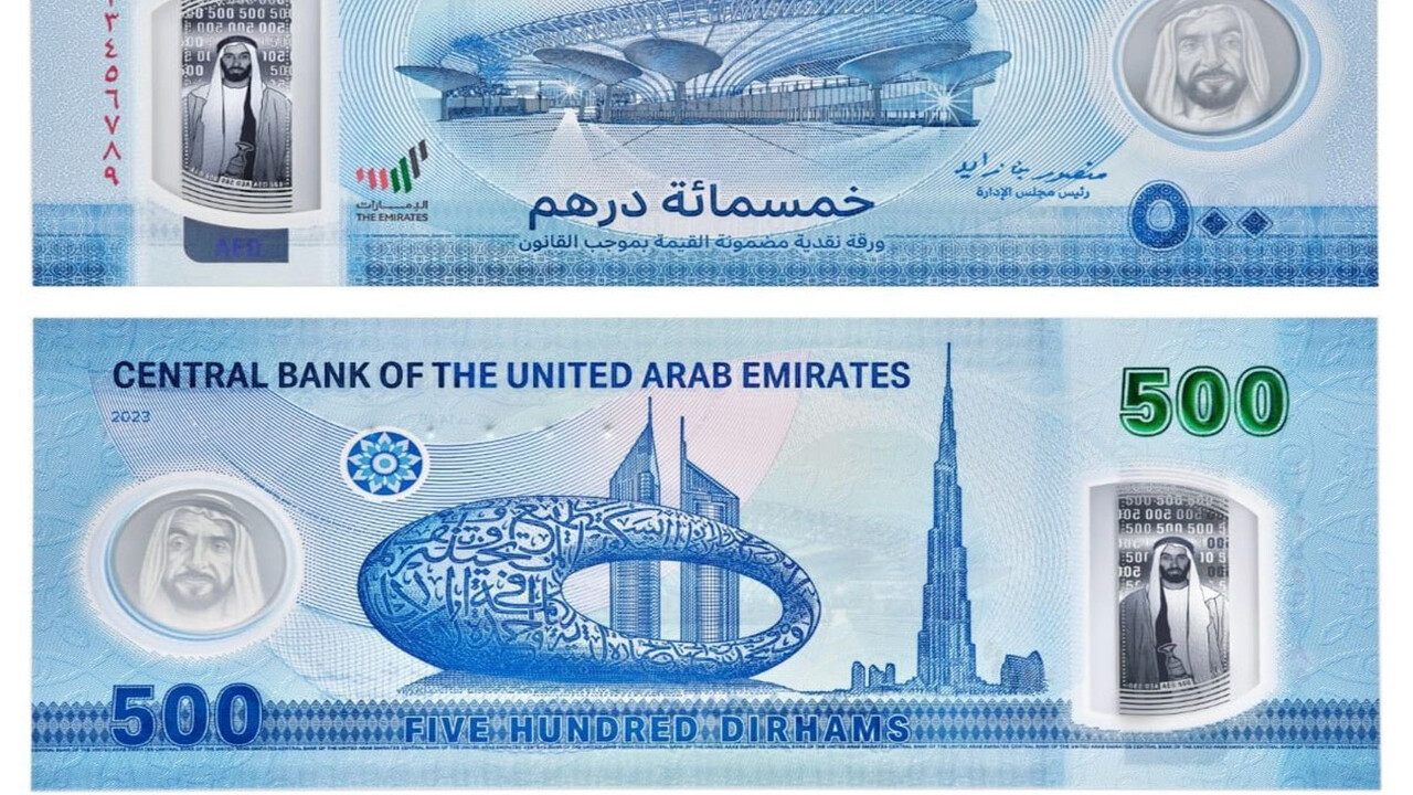 AED 500 polymer banknotes reflecting the UAE's leadership in sustainability are released by CBUAE
