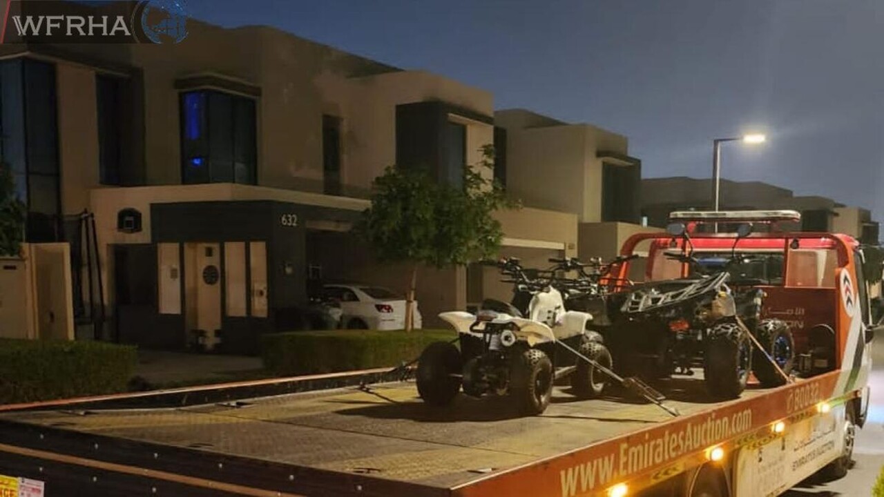Up to Dh50,000 fine.. Dubai Police Seize Quad Bikes Used Illegally by Children