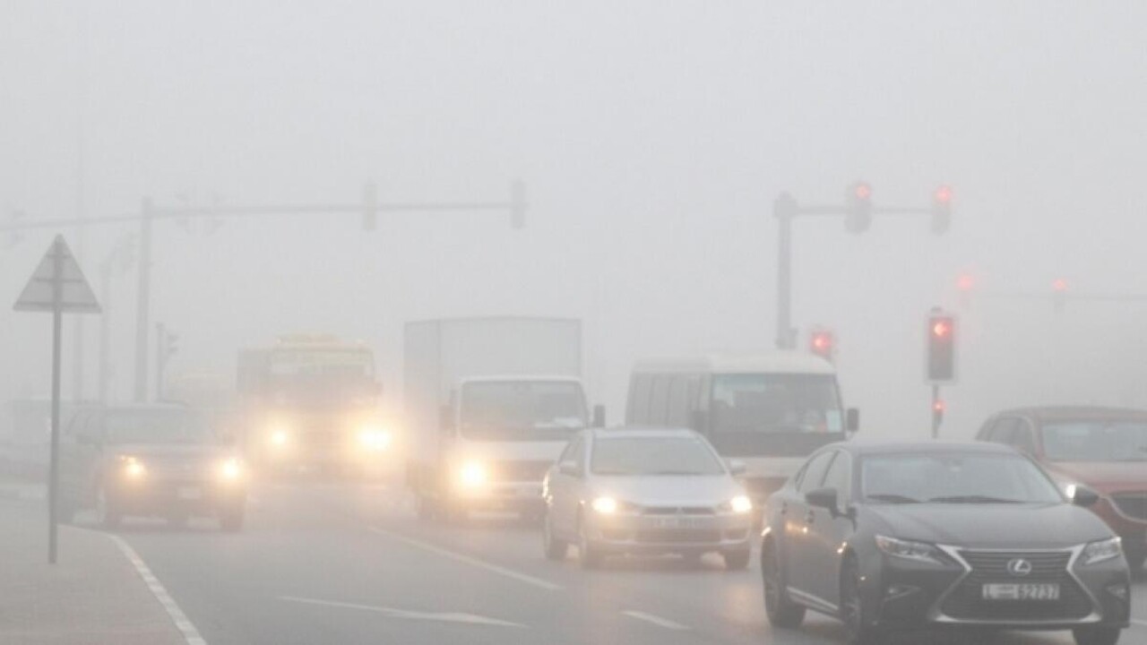 UAE weather: fog-related red and yellow advisories issued; some routes have lowered the speed limit